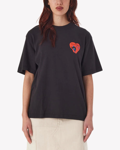 Obey Closed For Repairs Pigment T-Shirt - Pigment Digital Black