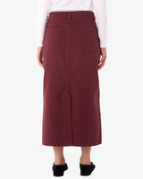 Obey Darla Long Skirt - Wine