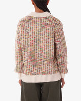 Obey Delphine Polo Sweater - Bright Multi