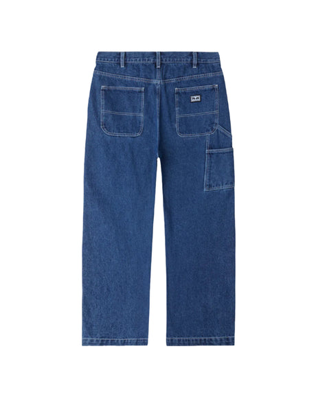 Obey Hardwork Carpenter Denim - Stone Wash Indigo