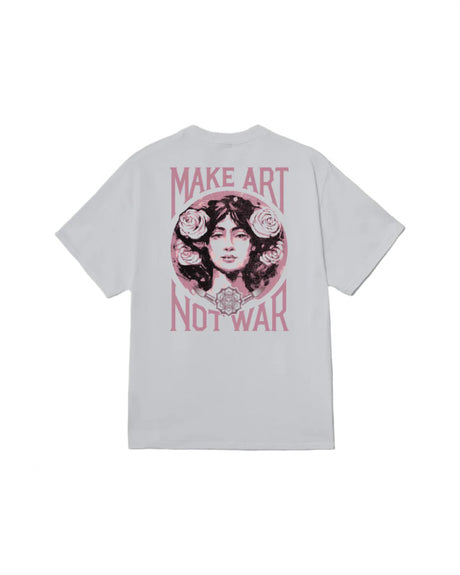 Obey Make Art Not War Classic T-Shirt - White