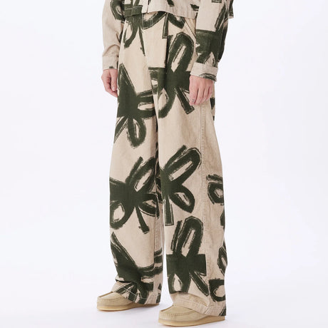 Obey Nabi Baggy Cord Pant - Clay Multi