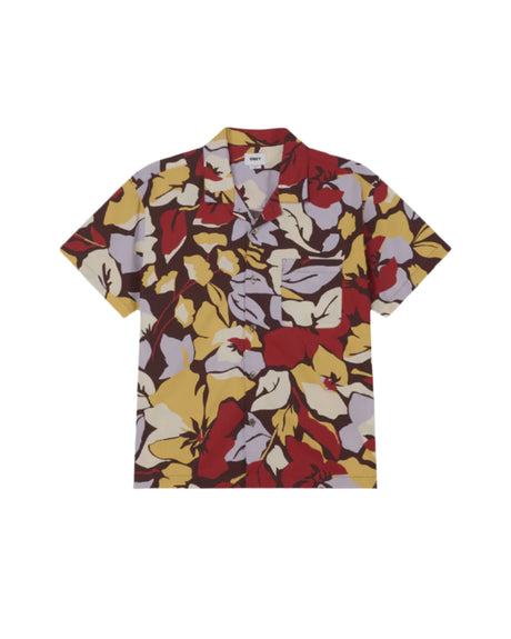 Obey Maxwell Shirt Sleeve Shirt - Chocolate Multi