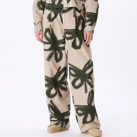 Obey Nabi Baggy Cord Pant - Clay Multi