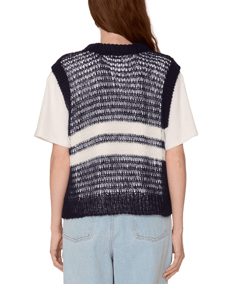 Obey Oona Sweater Vest - Navy