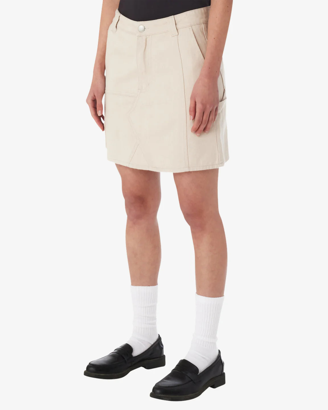 Obey Rebuilt Carpenter Skirt - Clay