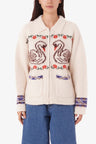 Obey Swans Zip Sweater - Unbleached