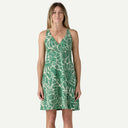 Patagonia Women's Amber Dawn Dress - Bees and Flowers Heartleaf Green