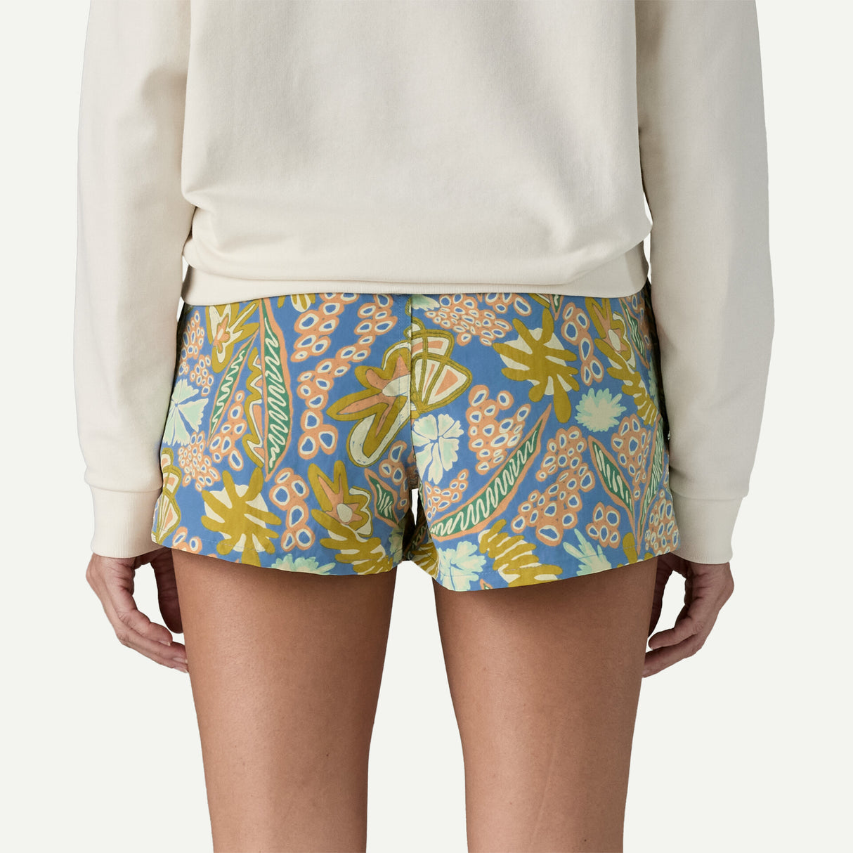Patagonia Women's Barely Baggies Shorts - 2 1/2in - Flourish Abundant  Blue