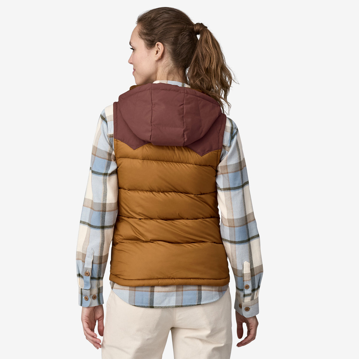 Patagonia Women's Bivy Hooded Vest - Shelter Brown