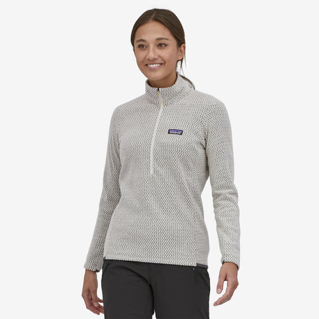 Patagonia Women's R1 Air Zip-Neck - Wool White