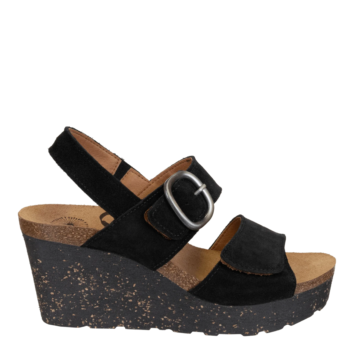 OTBT Peasant Wedge Sandals - Black