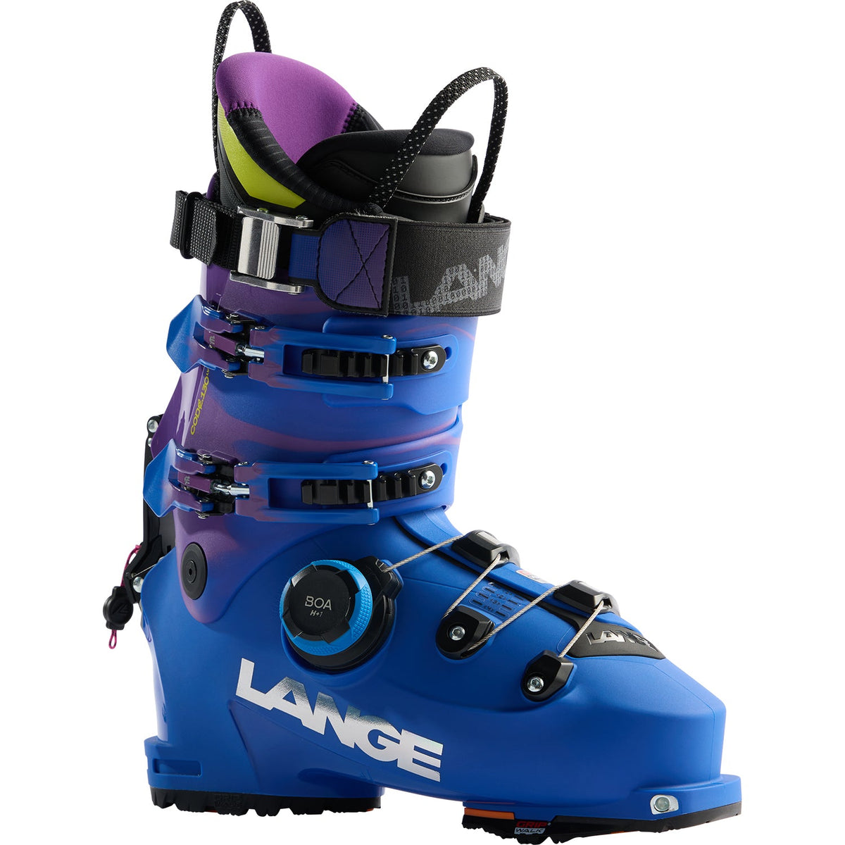 Lange Code 130 Boa LV GW ski boot with BOA closure system and three buckles