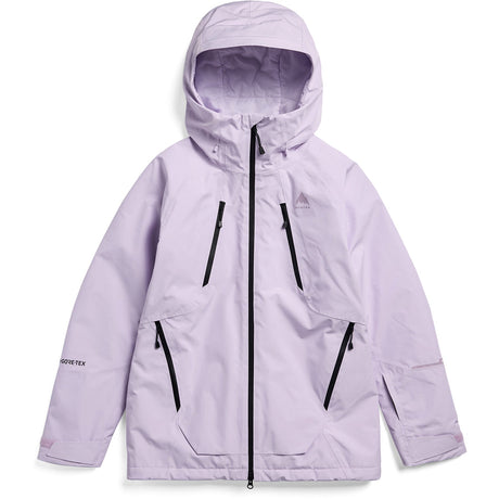 Burton women's insulated hooded ski jacket with GORE-TEX technology and multiple zippered pockets