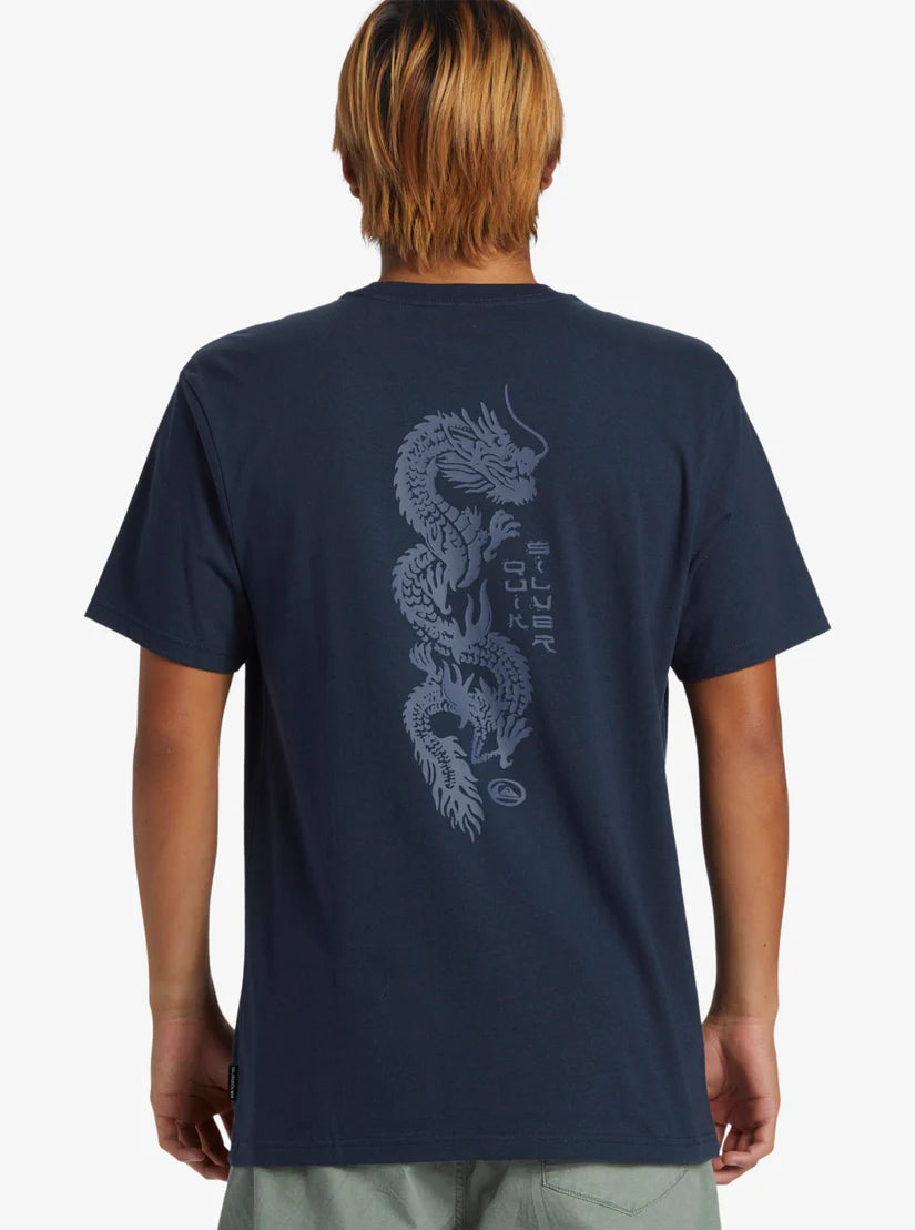 Quiksilver Dragon Fist T-Shirt - Dark Navy