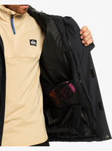 Quiksilver Mission Solid Insulated Snow Jacket - True Black