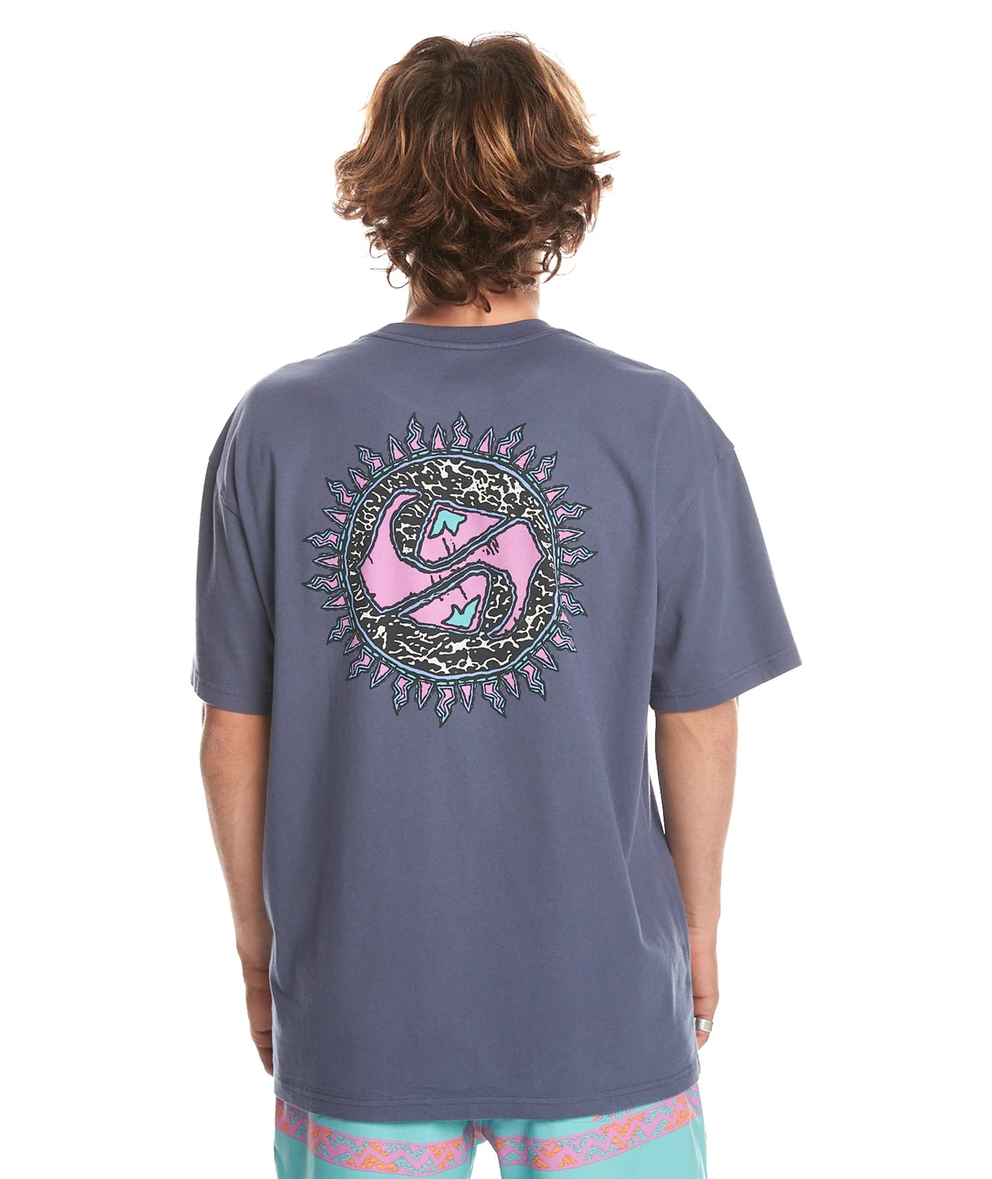 Quiksilver Spin Cycle T-Shirt - Crown Blue