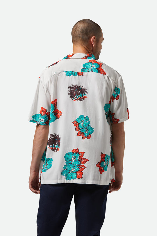 Brixton Men's Cru Print Short Sleeve Woven