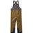 Rab men's bib pants with adjustable suspenders shown from rear view on white background