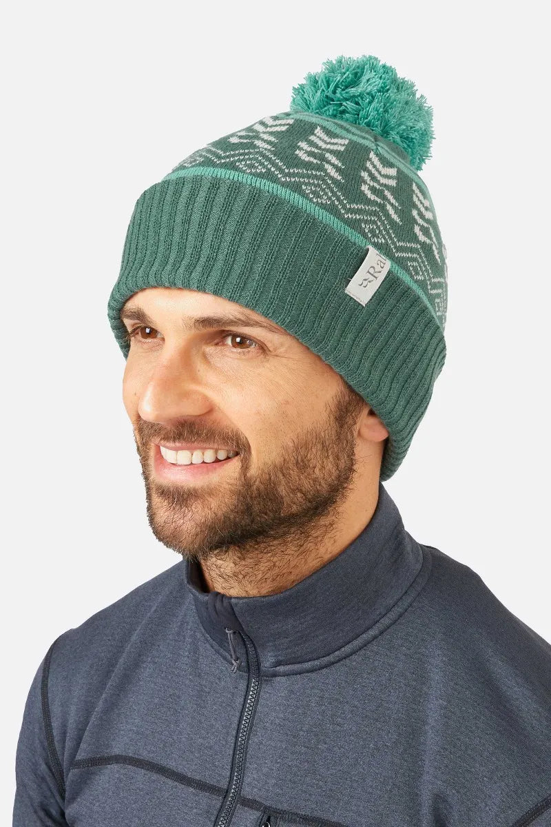 Rab Khroma Bobbie Beanie - Green Slate / Glacier Blue