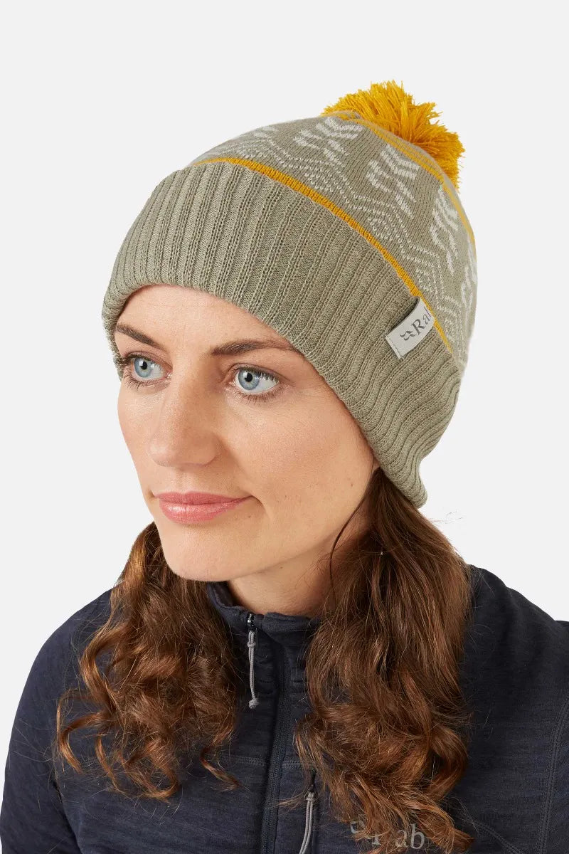 Rab Khroma Bobble Beanie - Stone / Sahara 