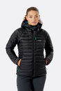 Rab Women's Microlight Alpine Down Jacket - Black