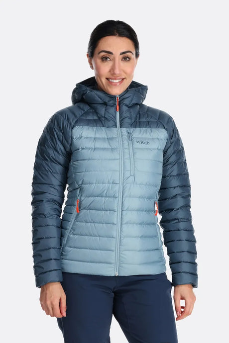 Rab Women's Microlight Alpine Down Jacket - Orion Blue/ Citadel