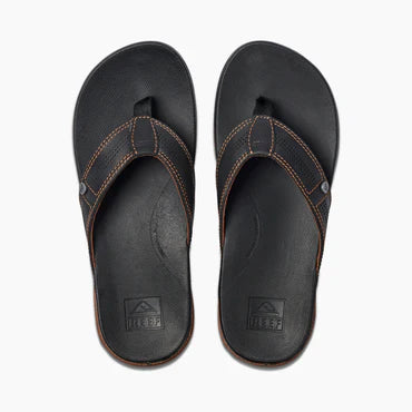 Reef Cushion Lux Men's Flip Flops - Black / Brown