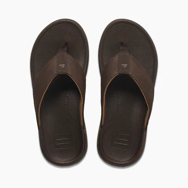 Reef Men's Cushion Norte Flip Flops - Dark Brown