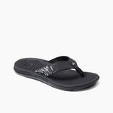 Reef Santa Ana Flip Flops - Black/White