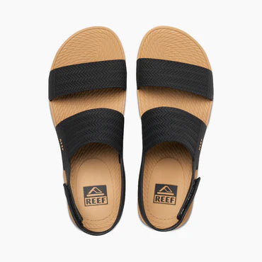 Reef Women's Water Vista Sandals - Black/Tan