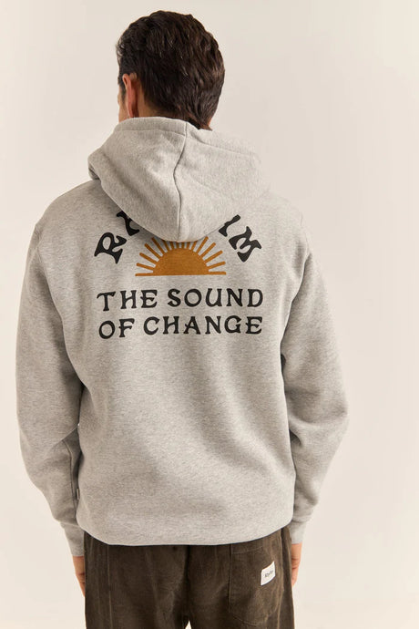 Rhythm Awake Fleece Hoodie - Grey Heather