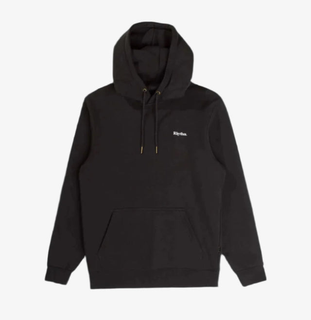 Rhythm Brand Fleece Hoodie - Black