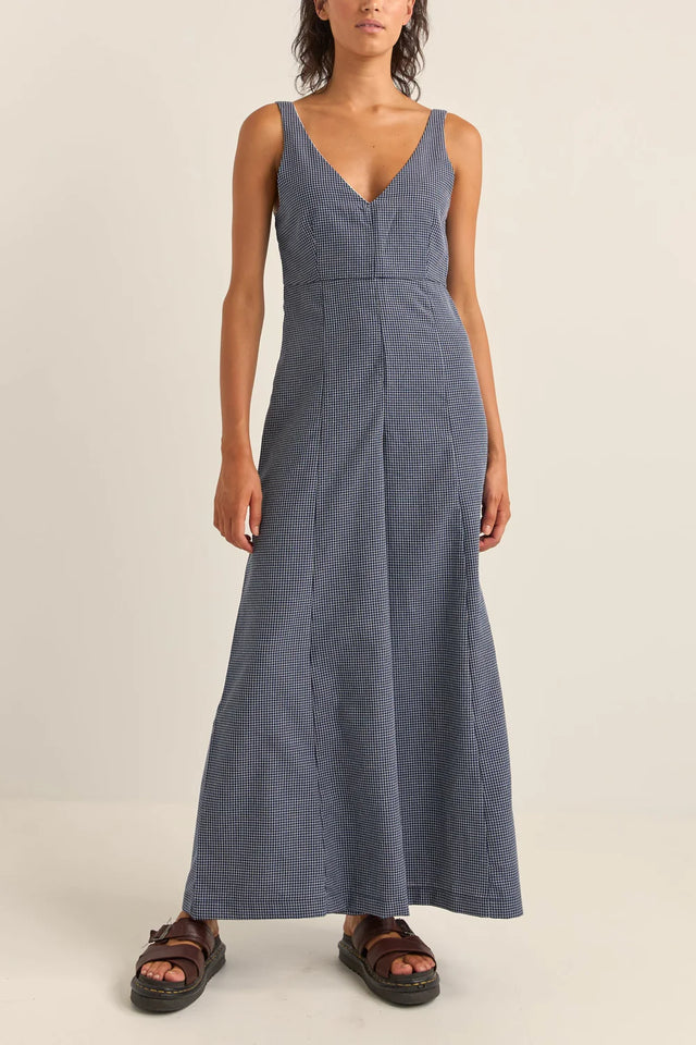 Rhythm Check Wide Leg Jumpsuit - Navy