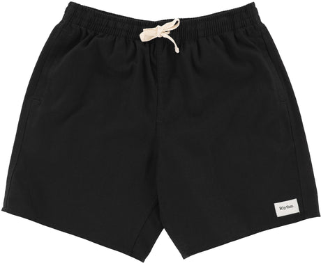 Rhythm Classic Linen Jam Shorts - Vintage Black