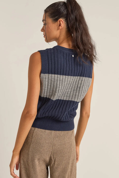 Rhythm Gatwick Sweater Vest - Navy