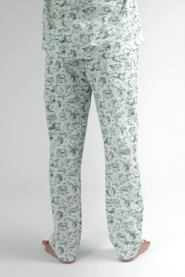 Rhythm Men's Holiday Pajama Pant - Green