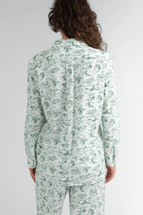 Rhythm Holiday Pajama Shirt - Green