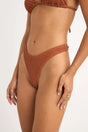 Rhythm Isla Rib Skimpy Pant - Caramel