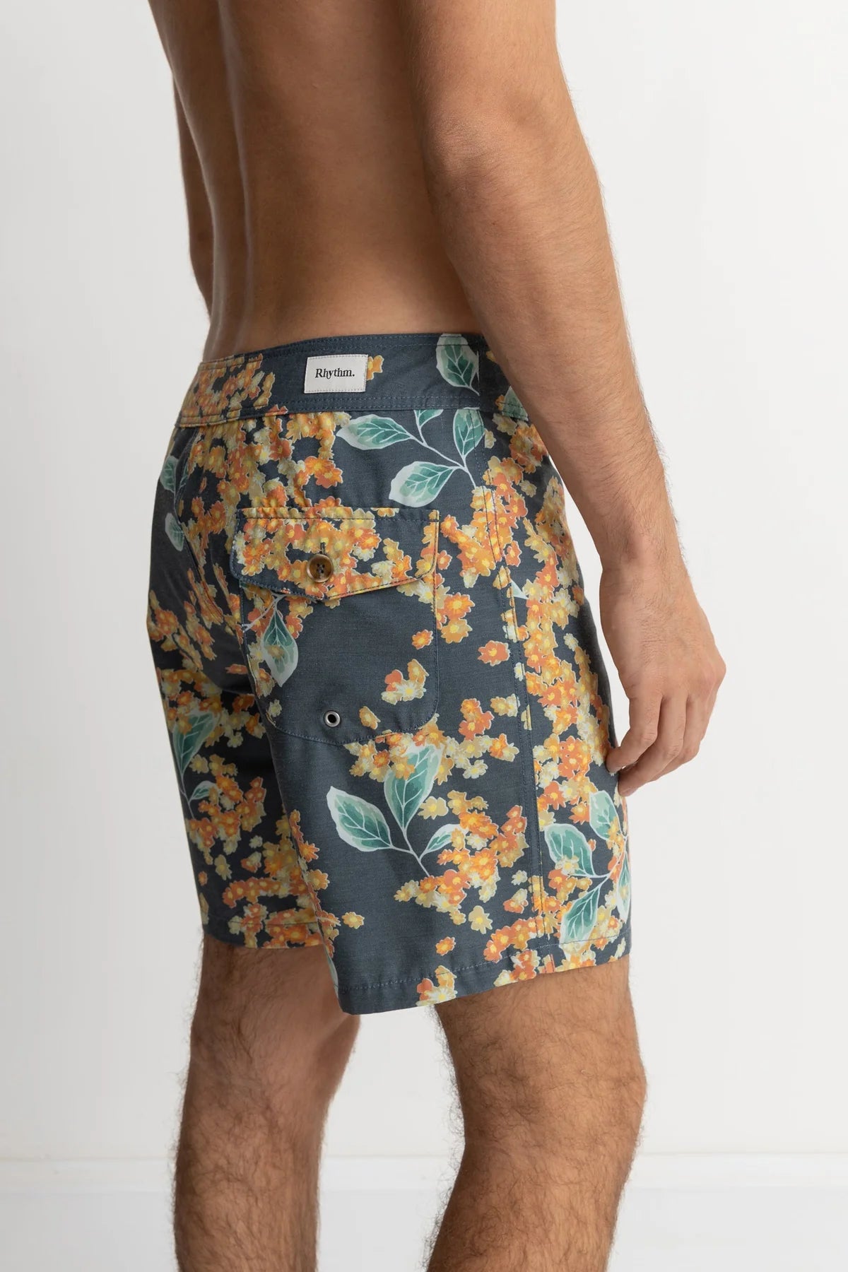 Rhythm Isle Floral Trunk - Dark Navy