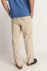 Rhythm Linen Jam Pant - Bone