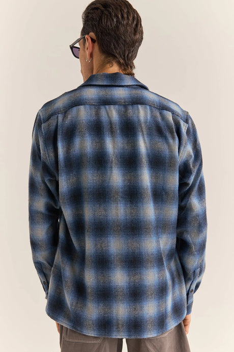 Rhythm Mar Ls Flannel - Blue