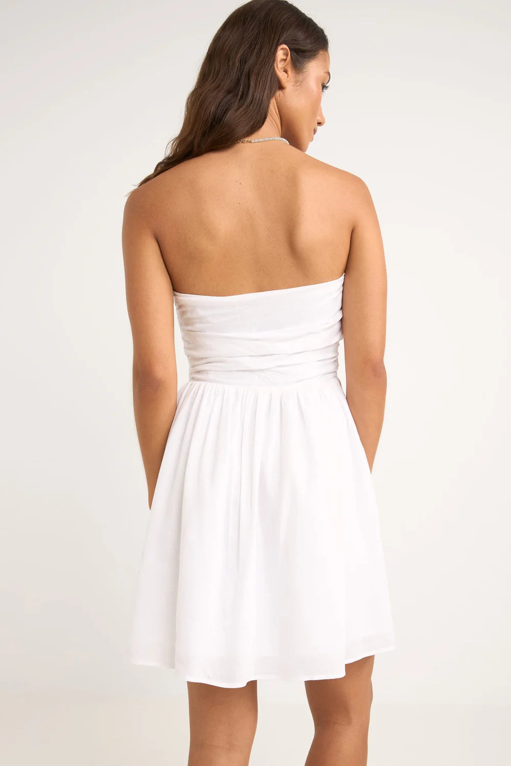 Rhythm Mila Mini Dress - White