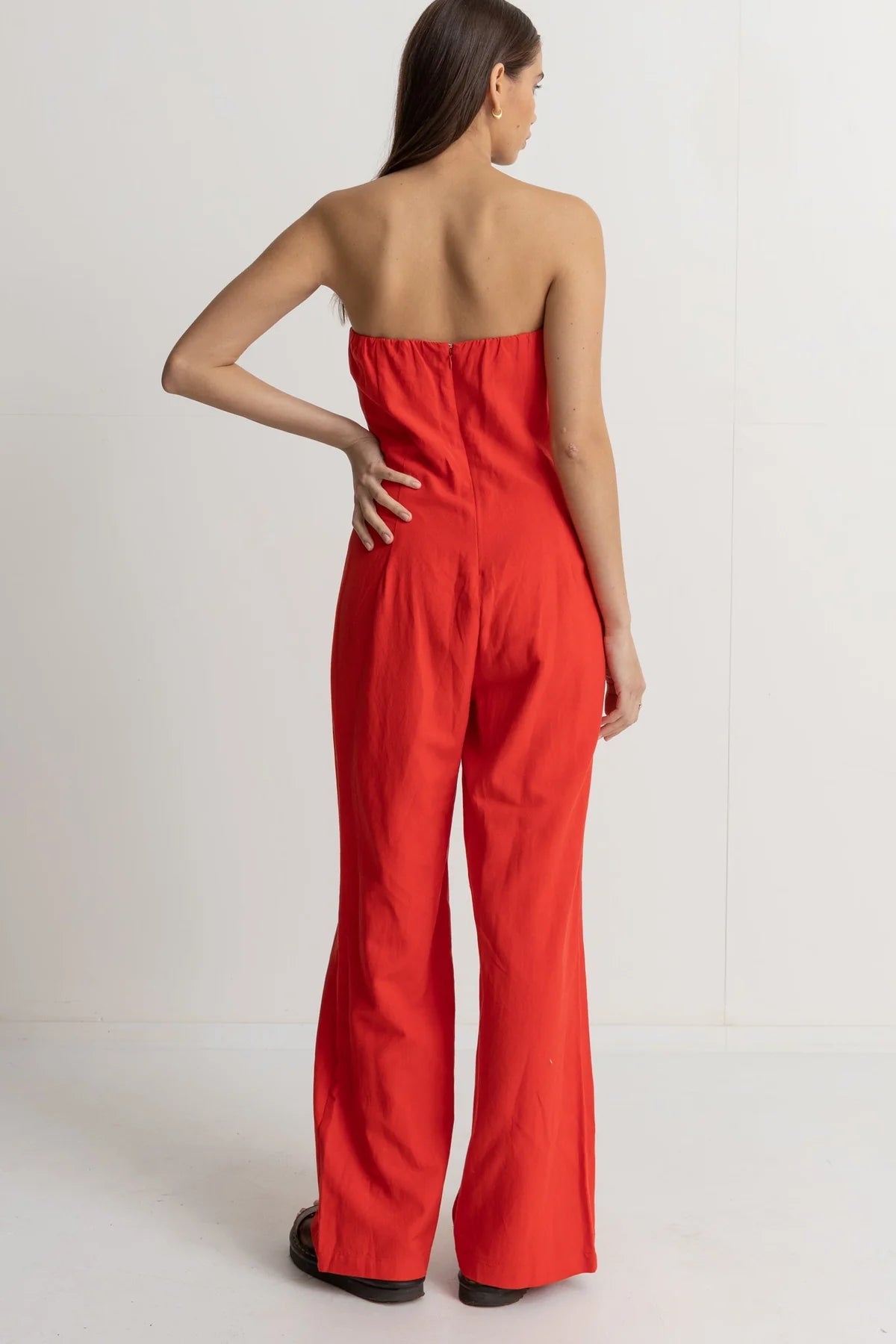 Rhythm Mimi Jumpsuit Red - Sand