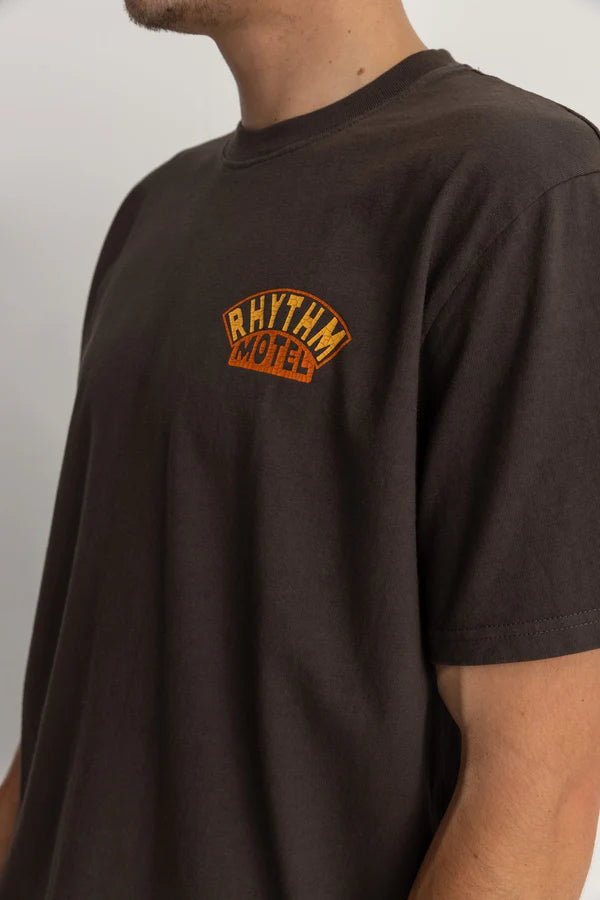 Rhythm Motel Vintage Ss T-Shirt - Vintage Black