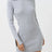 Rhythm Noemie Knit Mini Dress - Grey