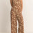 Rhythm Nova Paisley Wide Leg Jumpsuit - Chocolate