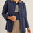 Rhythm Pearls Oversized Jacket - Navy