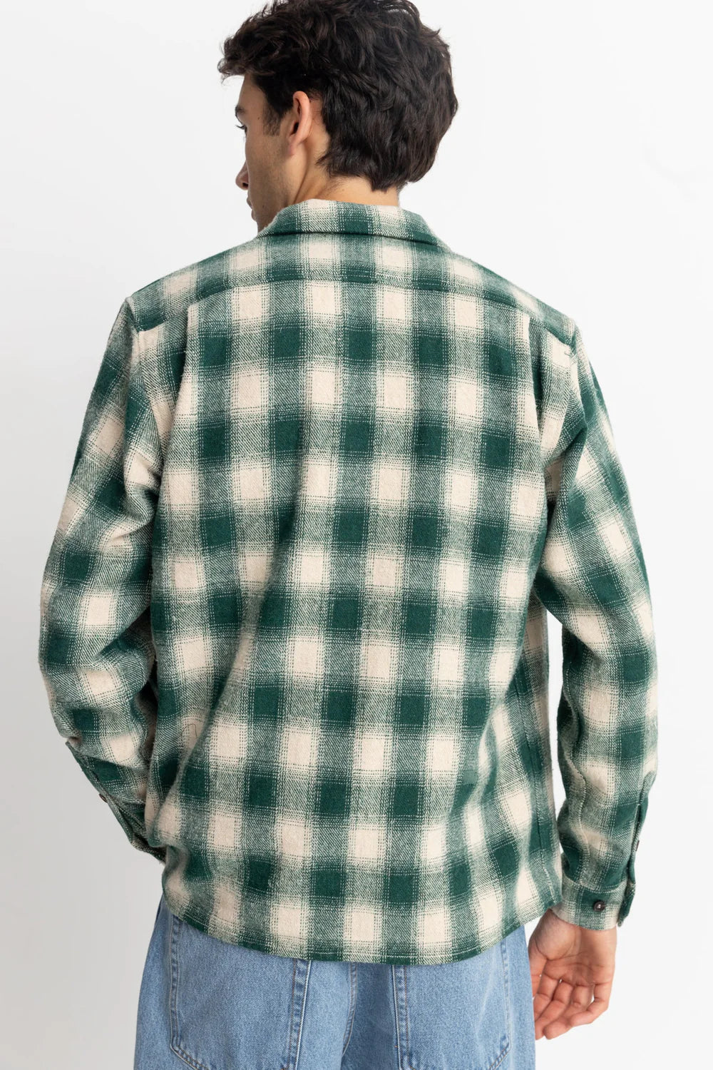 Rhythm Plaid Ls Flannel - Green