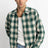 Rhythm Plaid Ls Flannel- Green